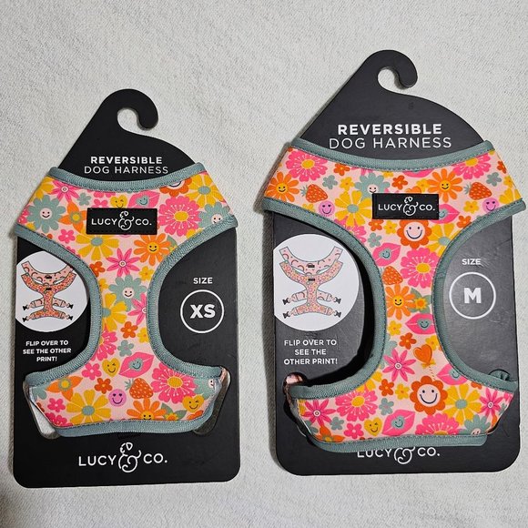 🏷️NWT Lucy & Co. Y2K Baby Reversible Dog Harness - Size XS & Medium - Picture 5 of 14